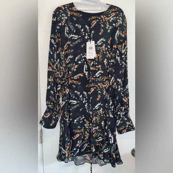 Reiss Hayley Floral Midi Dress NEW US 14 - Picture 6 of 10
